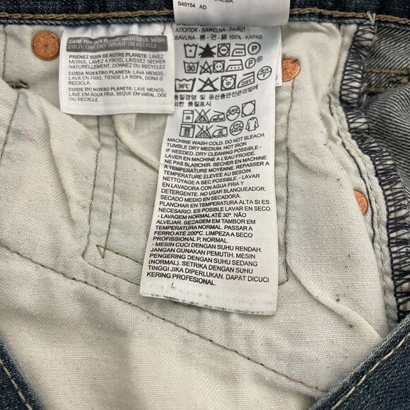 Levis 501XX Jeans Mens 30x32 (31x30) Blue Denim Button Fly Dark Wash 5 Pocket - Picture 11 of 16